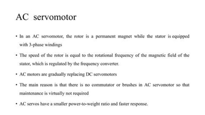 Are servomotors ac or dc?
