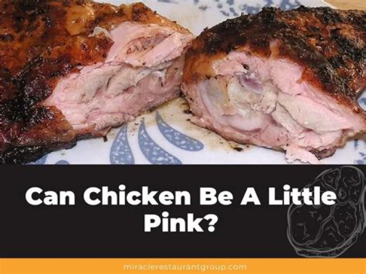Can chicken be pink?
