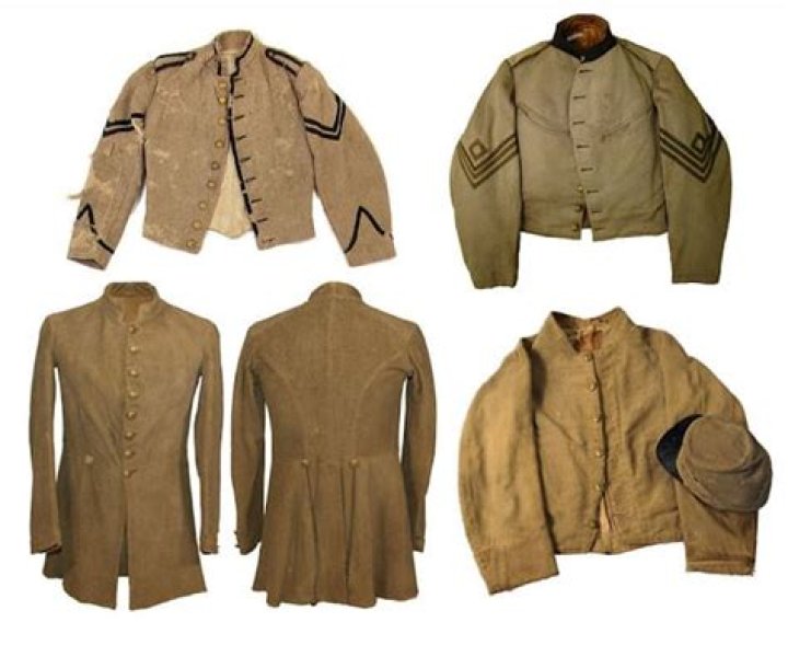 Why did the confederates wear grey?